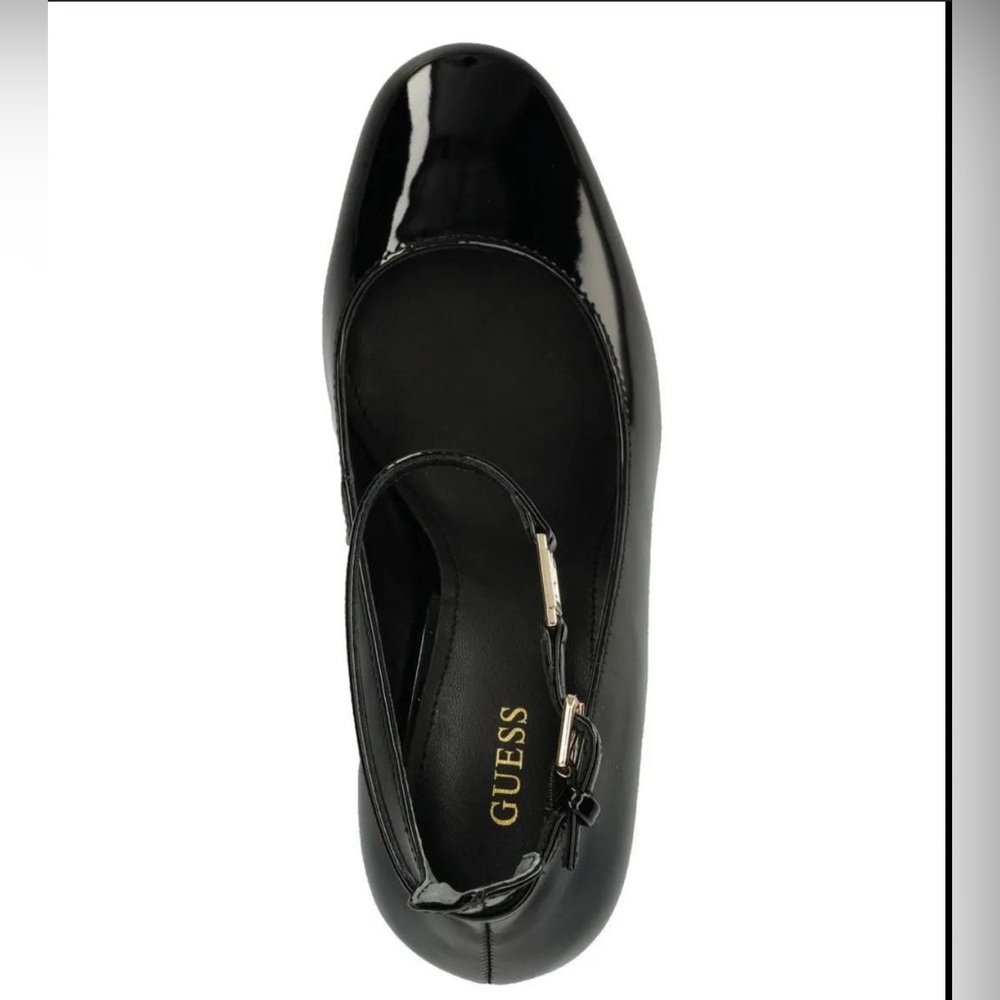 Guess Black Patent Leather Shoes